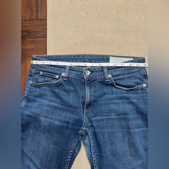 ❤️ Rag&Bone Dre- low rise slim boyfriend Blue Jeans - Picture 2 of 11